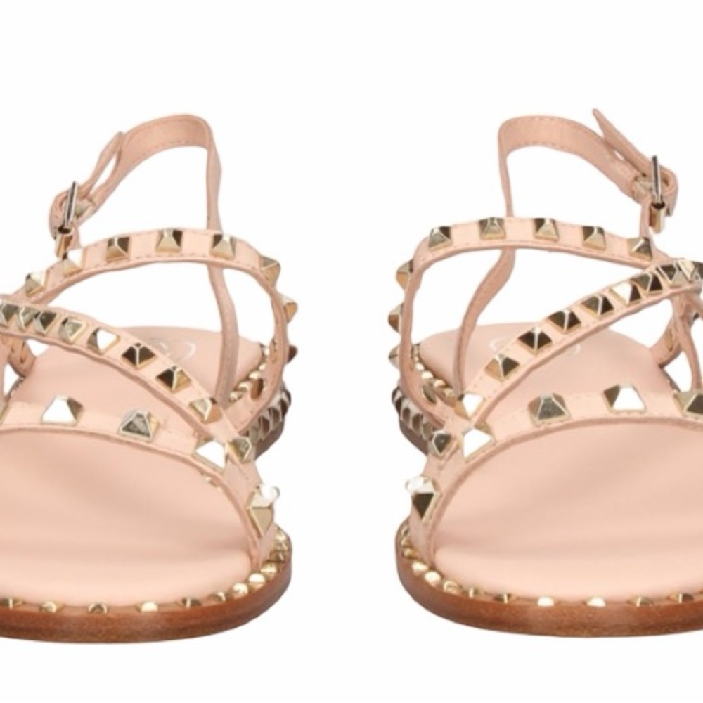 Ash Light Tan Strappy Sandals